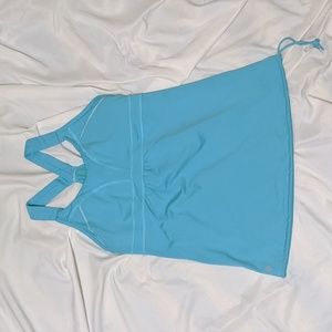 Athleta Horizon Racerback Tank Top, Color Aqua Size M